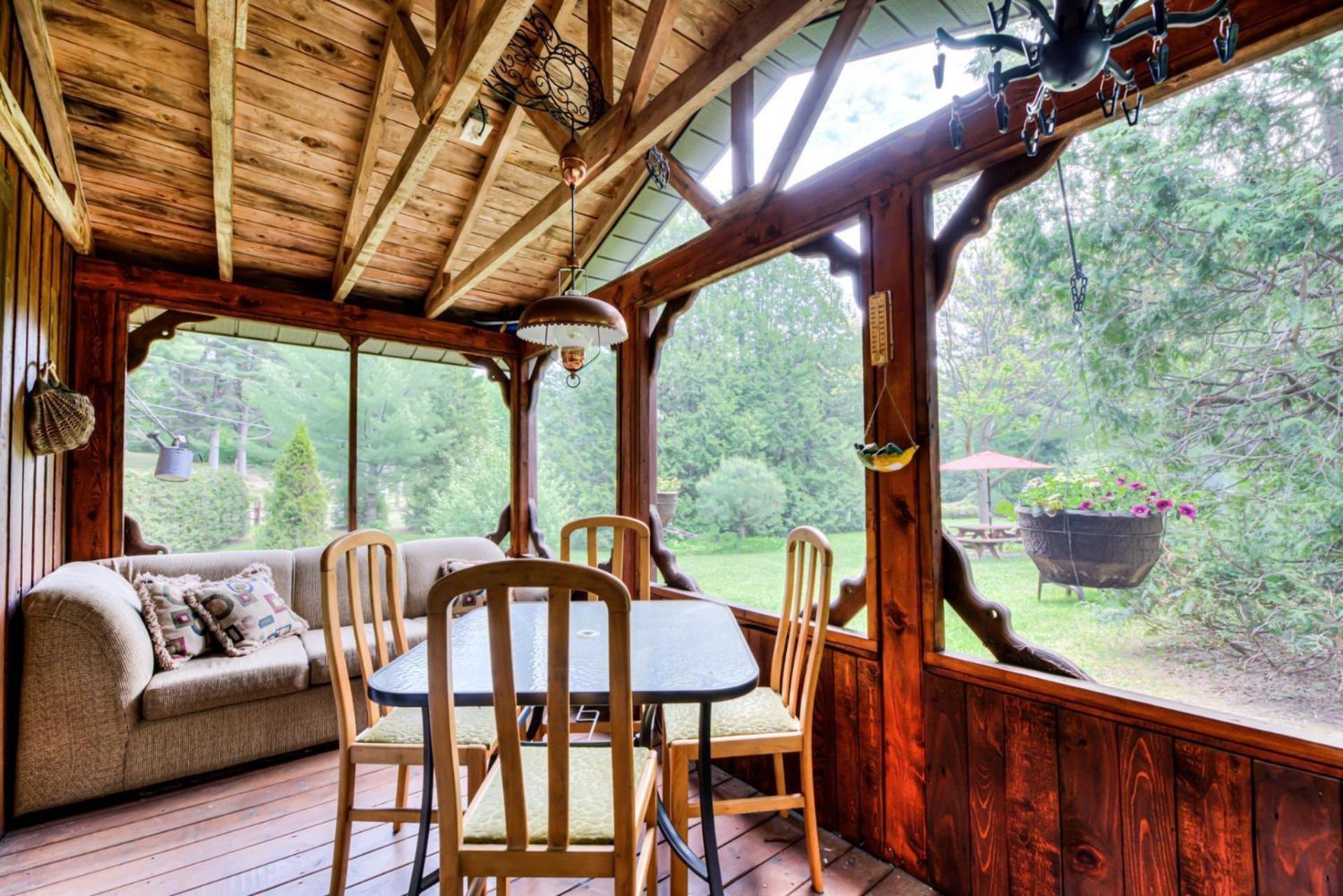 Domaine Chalets Des Pins Rawdon Exterior foto